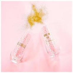 Urban Products Gold Hello Bubbles Stemless Champagne Glasses (2pc)