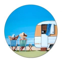100% New Zealand Graham Young Placemat Set/4 – Caravan Bliss