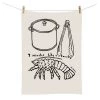 100% New Zealand Dick Frizzell Tea Towel - 7 Minutes