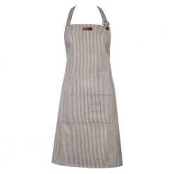 Ogilvies Design Classic Chef Stripe Apron - Grey