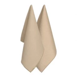 Ogilvies Design Eco Microfibre Tea Towel Set – Stone Reusable & Eco Friendly