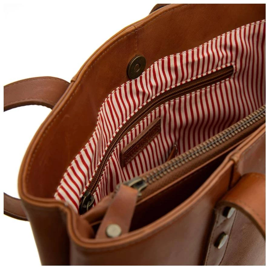 Stitch & Hide Leather Isabelle Tote Shoulder Bag - Maple Valentines Day