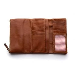 Stitch & Hide Women's Leather Paiget Wallet Classic Collection - Maple