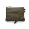 Stitch & Hide Leather Cassie Clutch - Olive Valentines Day