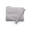 Stitch & Hide Valentines Day Leather Cassie Clutch - Misty Grey