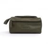 Stitch & Hide Unisex Leather Jett Toilet Bag - Olive