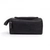 Stitch & Hide Unisex Leather Jett Toilet Bag - Black