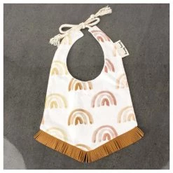 Funny Bunny Kids Indie Tassell Baby Bib – Rainbow Kiwiana