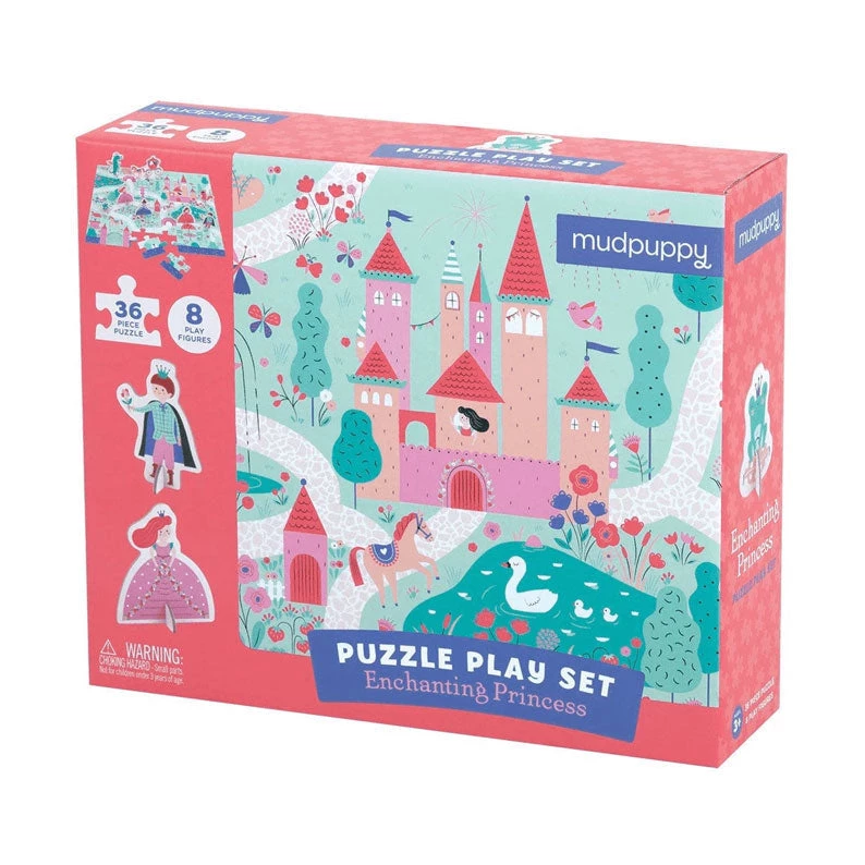 Mudpuppy GIRLS GIFTS Puzzle Play Set - Enchanting Princess
