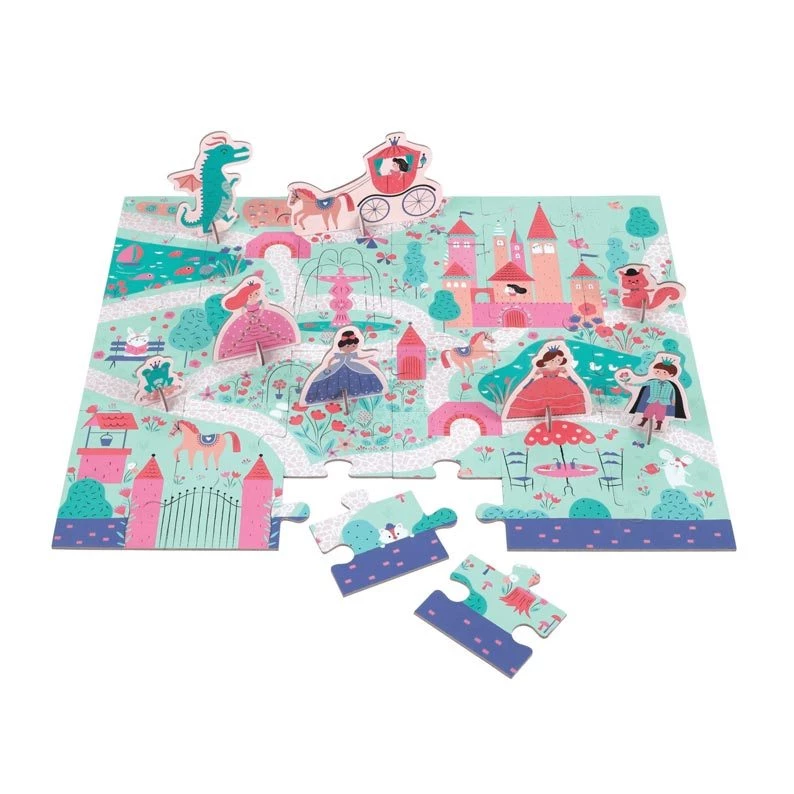 Mudpuppy GIRLS GIFTS Puzzle Play Set - Enchanting Princess