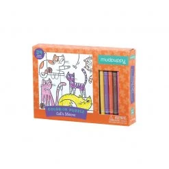 Mudpuppy Activity & Craft Colour In Puzzle – Cat's Meow (24pc)