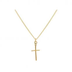Lindi Kingi Deluxe Exalted Cross Necklace - Gold Valentines Day