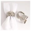 Old Mill Road Silver Feather Napkin Ring