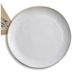 Rosanna Inc Farm To Table Debossed Plate - Asparagus Country Style