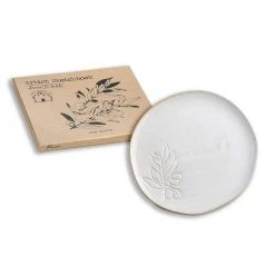 Rosanna Inc Farm To Table Debossed Plate - Olive Country Style