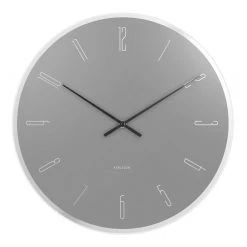 Karlsson Mirror Numbers Wall Clock - Grey (40cm)
