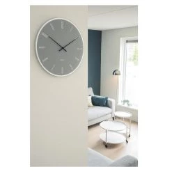 Karlsson Mirror Numbers Wall Clock - Grey (40cm)