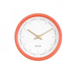 Karlsson CLOCKS Dense Wall Clock - Coral Pink (12.5cm)