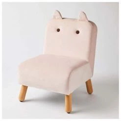 Jiggle & Giggle BABY & TODDLER GIFTS Velvet Animal Kids Chair – Pink