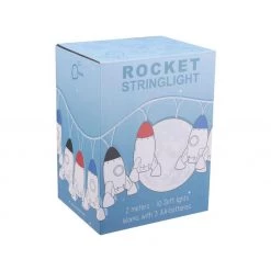 Stellar Haus BOYS GIFTS Rockets & Moon LED String Lights