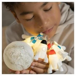 Stellar Haus BOYS GIFTS Rockets & Moon LED String Lights