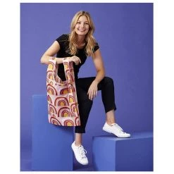 Ladelle Eco Recycled Foldable Tote Bag - Rainbows