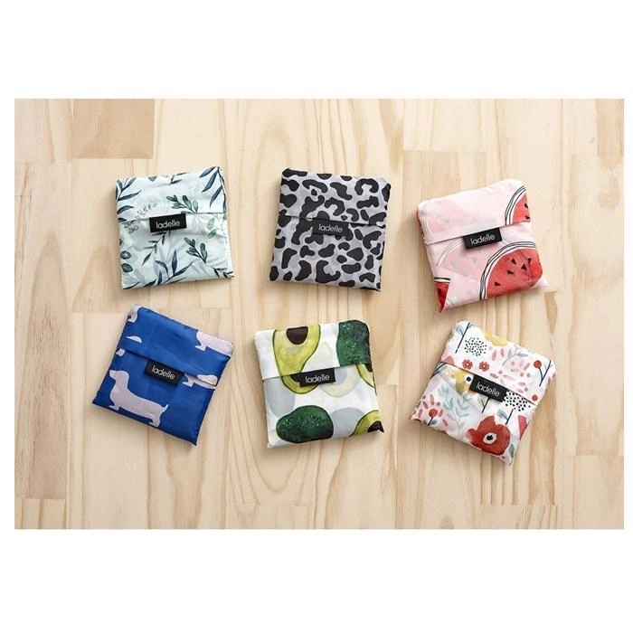 Ladelle Eco Recycled Foldable Tote Bag - Be A Nice Human Reusable & Eco Friendly