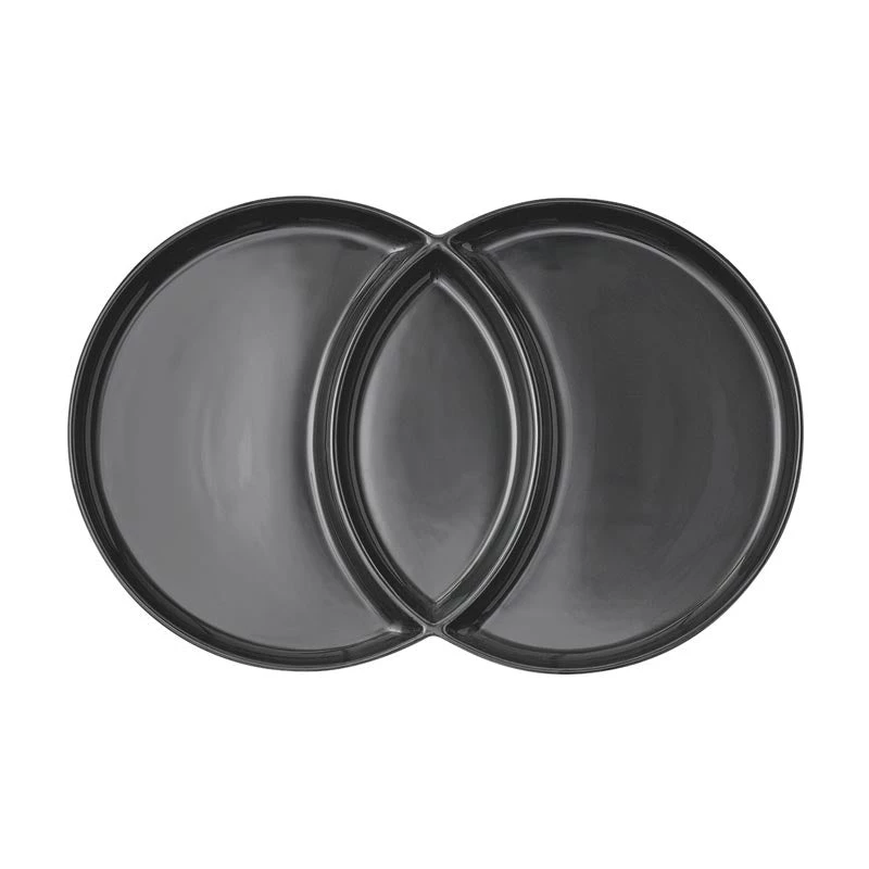 Ladelle Loop Platter - Charcoal Bowls, Plates & Serveware