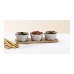 Ladelle Artisan Deep Bowl Serving Set (4pc) Country Style