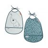 Done By Deer Elphee Pocket Bib - Blue (2pk) Bibs & Clothing
