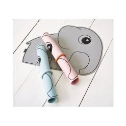 Done By Deer Dining & Aprons Silicone Elphee Placemat - Grey