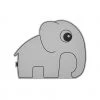 Done By Deer Dining & Aprons Silicone Elphee Placemat - Grey