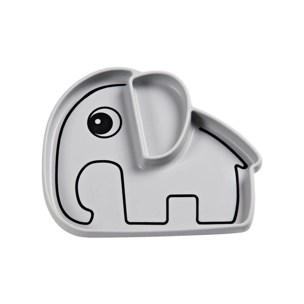 Done By Deer Stick & Stay Silicon Plate β Elphee Grey