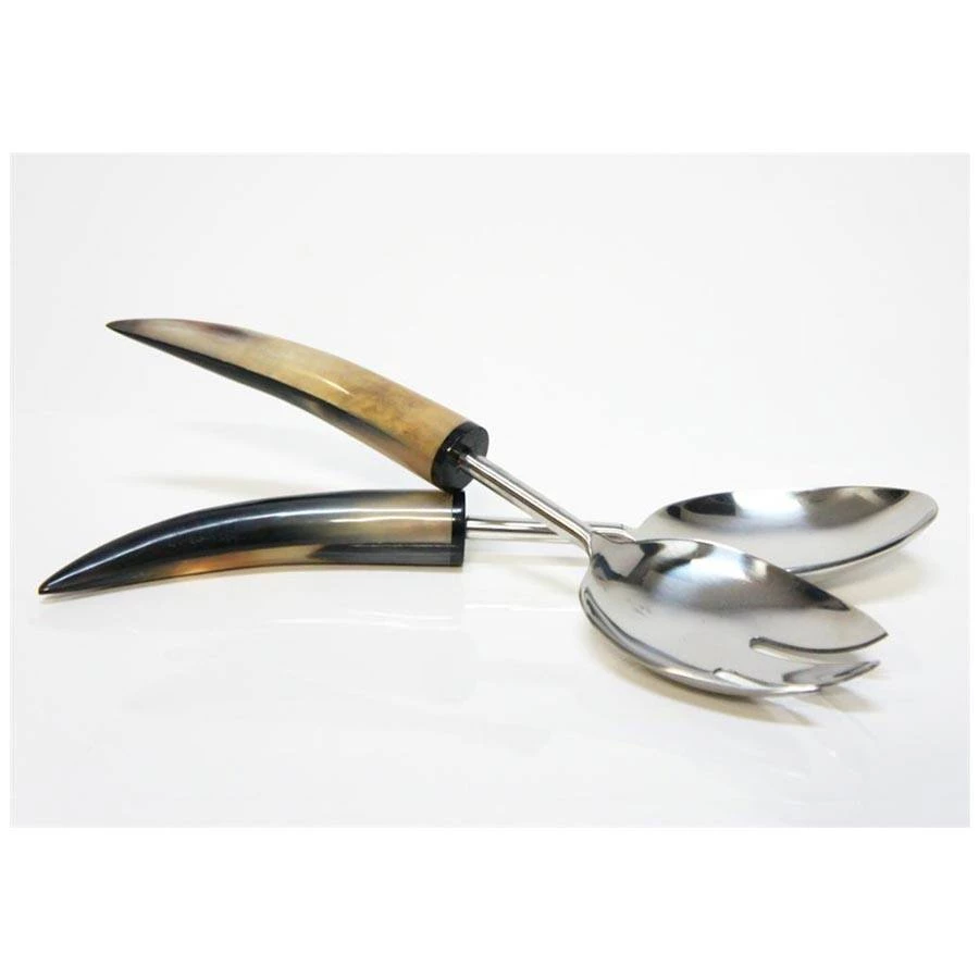 Banyan Home Horn Salad Server Set
