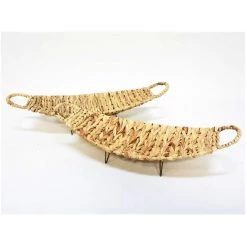 Stoneleigh & Roberson Woven Seagrass Boats (Set Of 2) Coastal
