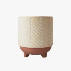 Urban Products Kyra Planter With Legs - Terracotta (12cm)