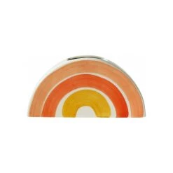 Urban Products VASES & PLANTERS Skyla Rainbow Arch Wall Planter/Vase - Orange