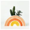 Urban Products VASES & PLANTERS Skyla Rainbow Arch Wall Planter/Vase - Orange