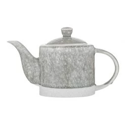 Leaf & Bean Coastal Reactive Glaze Teapot With Infuser (900ml)