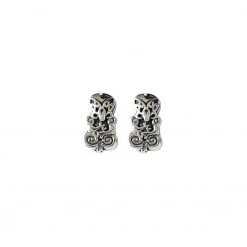 Sterling Tiki Stud Earrings