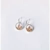 Sterling Women's Gifts - Over $50 Peeping Rose Gold Flower Earrings