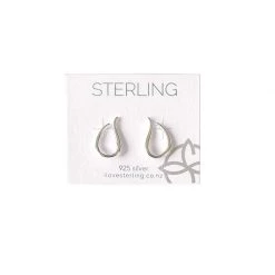 Sterling Women's Gifts - Over $50 Flame Silver Earrings