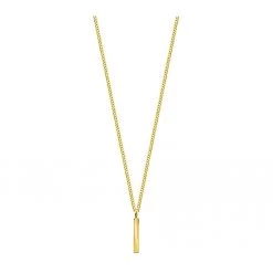 Republic Road Valentines Day Fine Line Necklace - Gold
