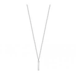 Republic Road Fine Line Necklace - Silver