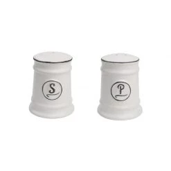T&G Pride Of Place Salt & Pepper Shakers – White Country Style