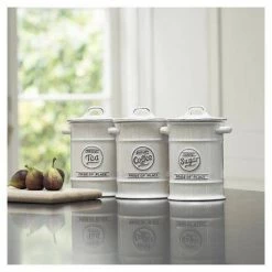 T&G Pride Of Place Coffee Jar - White Country Style