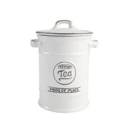 T&G Pride Of Place Tea Jar - White
