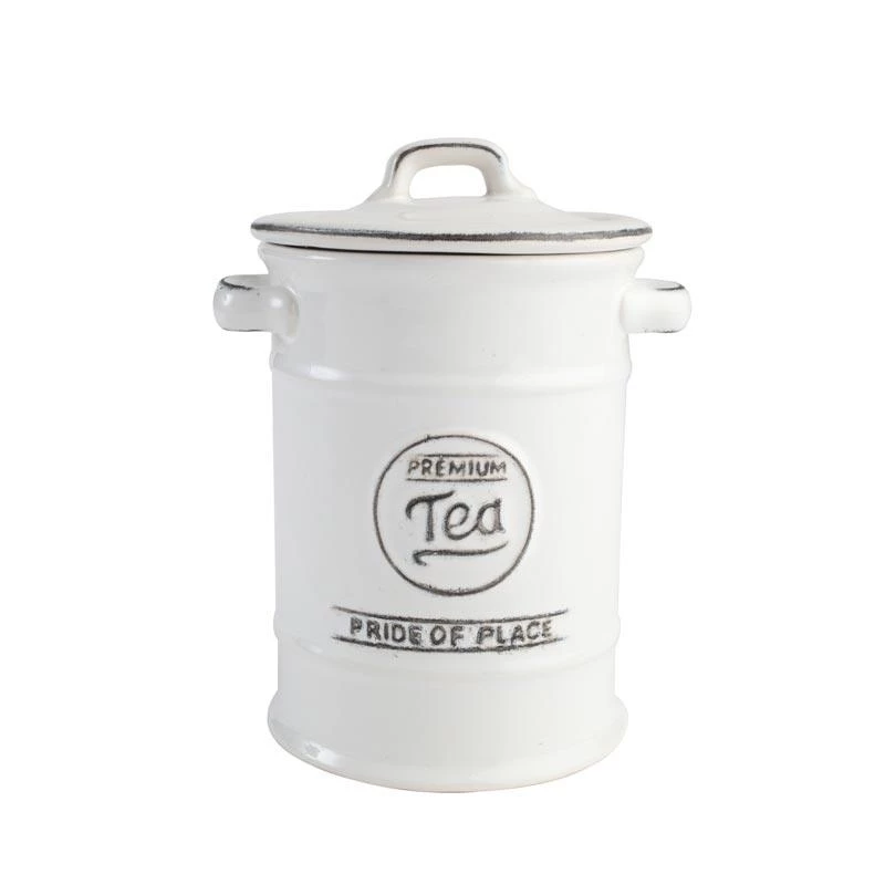 T&G Pride Of Place Tea Jar - White