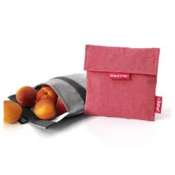 Roll Eat Reusable & Eco Friendly Snack & Go Reusable Snack Bag - Red
