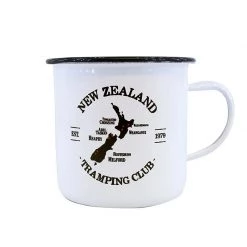 Moana Road Enamel Mug - NZ Tramping Club